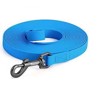 Toozey Schleppleine für Hunde, 5m /10m / 15m Schleppleine mit Handschlaufe und Netztasche, Wasserdicht Trainingsleine für Große bis Kleine Hunde, Robuste Hundeleine