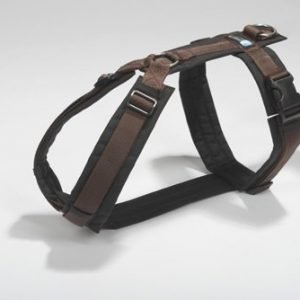 anny-x Brustgeschirr Fun schwarz braun – Gr. M – ca. 18-30kg