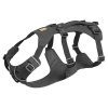Ruffwear Flagline Hundegeschirr, Reflektierendes, Gepolstertes Geschirr mit Anti-Zerr-Funktion und Griff – Granitgrau, L/XL