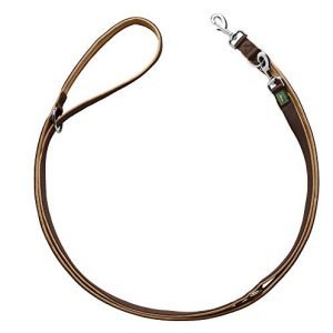 HUNTER NEOPREN Verstellbare Hundeführleine, 1,5 x 200 cm, braun/caramel