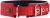 HUNTER NEOPREN REFLECT Hundehalsband, Nylon, Neopren gepolstert, reflektierend, 50 (M), rot/schwarz