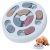 Charfia Hundespielzeug Intelligenz, Hundepuzzle Spielzeug Hunde Lernspielzeug, interaktive Treat Dispenser Puzzle Hundespielzeug, Langsamer Feeder Verbesserung der IQ Puzzle Bowl für Welpen (Blau)